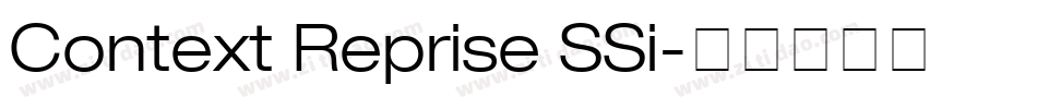 Context Reprise SSi字体转换